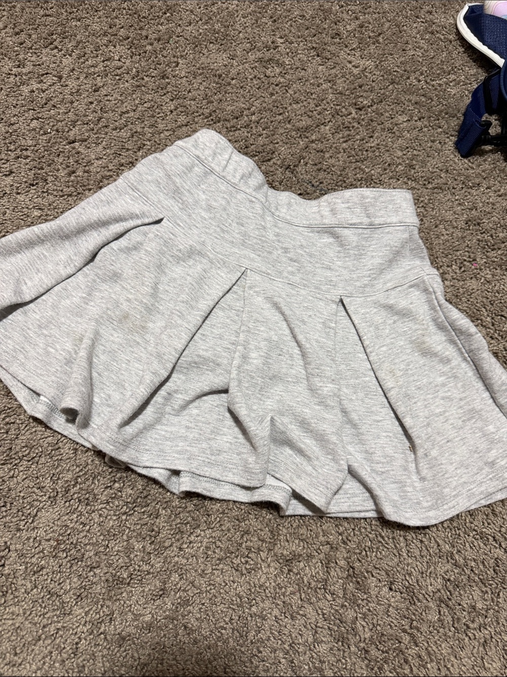 Carter's Light Gray Knit Skater Skirt